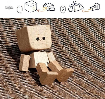 HappyTimber™ - Juego de Decoración de Madera Hecho a Mano