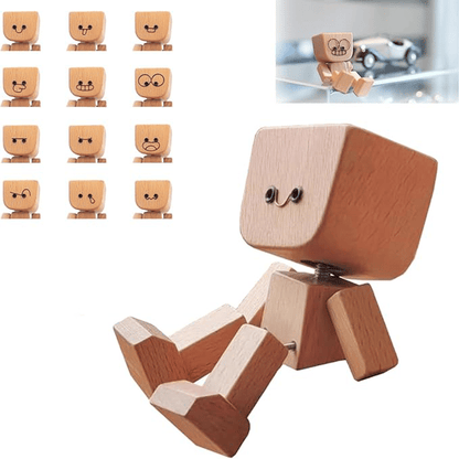 HappyTimber™ - Juego de Decoración de Madera Hecho a Mano