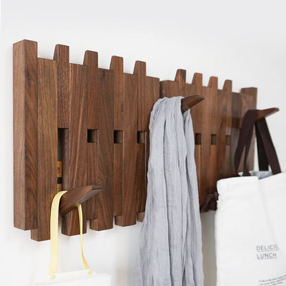 HarmonyHook - Elegante Perchero de Madera Ajustable