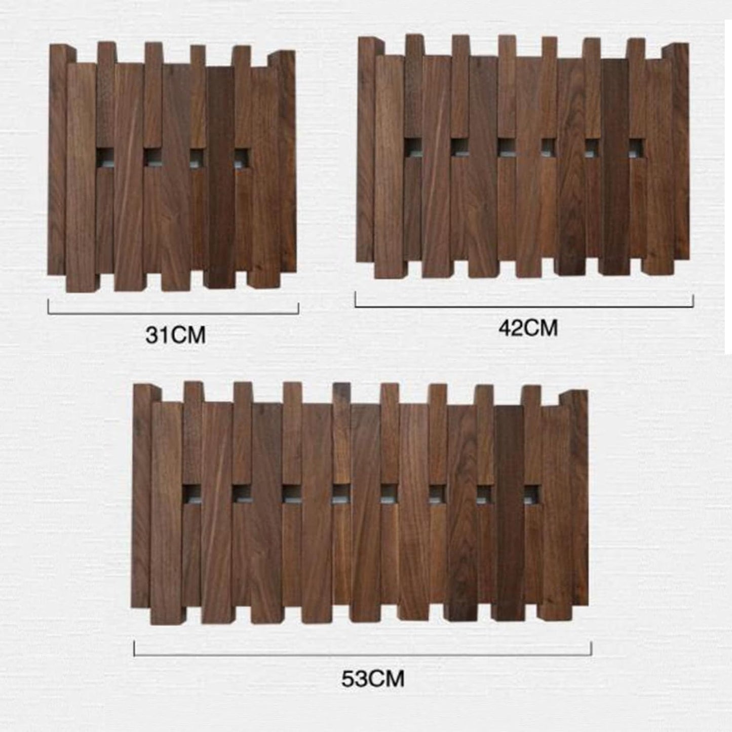HarmonyHook - Elegante Perchero de Madera Ajustable