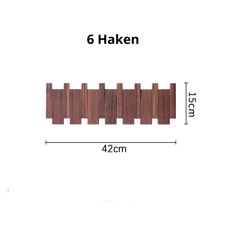 HarmonyHook - Elegante Perchero de Madera Ajustable
