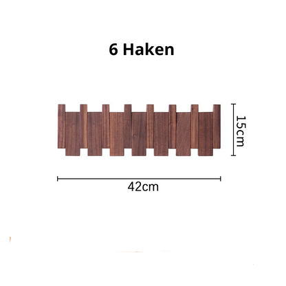 HarmonyHook - Elegante Perchero de Madera Ajustable