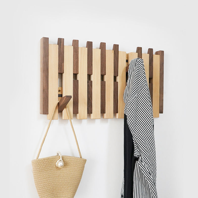 HarmonyHook - Elegante Perchero de Madera Ajustable