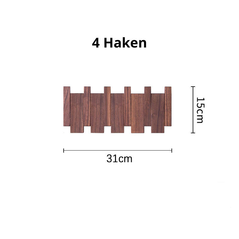 HarmonyHook - Elegante Perchero de Madera Ajustable