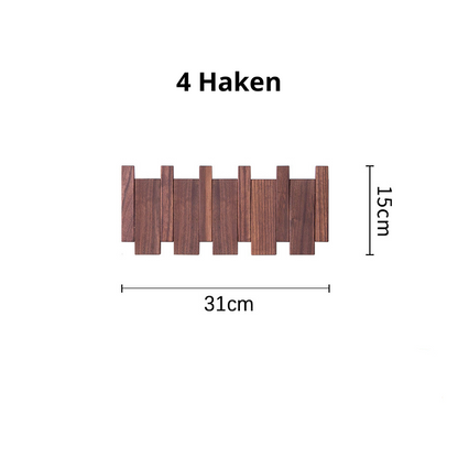 HarmonyHook - Elegante Perchero de Madera Ajustable