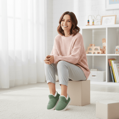 HEATSOFT – Zapatillas Térmicas para el Hogar para Calidez y Comodidad en Invierno