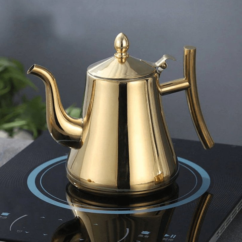 Hervidor de Inducción Hecho de Acero Inoxidable con Filtro Incorporado