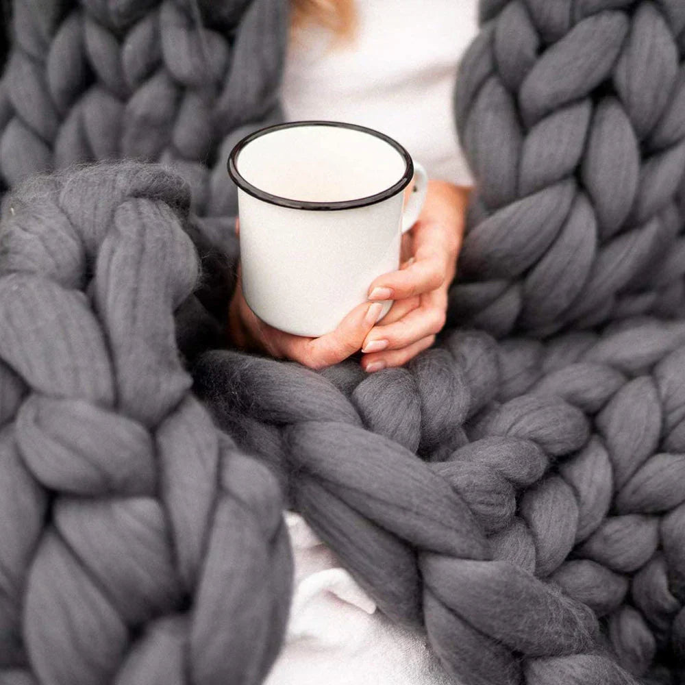 Hilo de Lana XL Grueso de 1000 Gramos DIY para Mantitas - LuxeWool