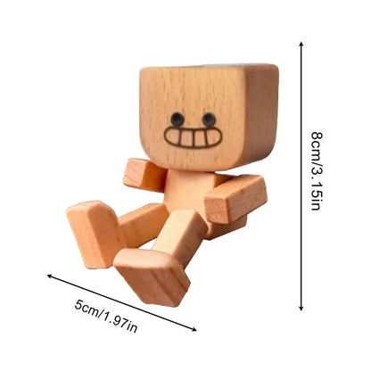 HolzLiora™ - Figura de Madera Hecha a Mano