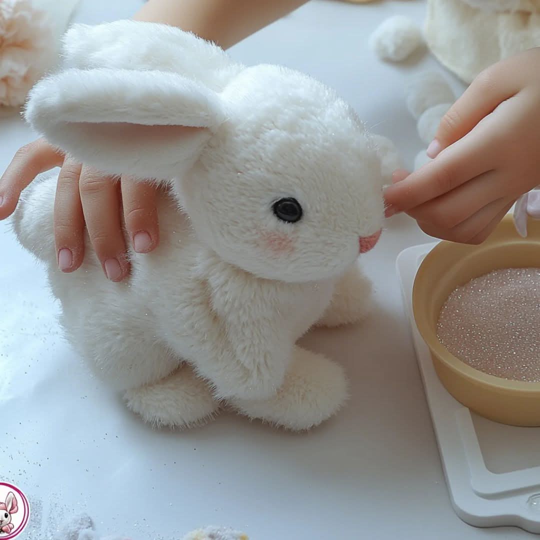 HOPPILOOM – Conejito de Peluche Interactivo con Movimientos Realistas y Sonidos Adorables