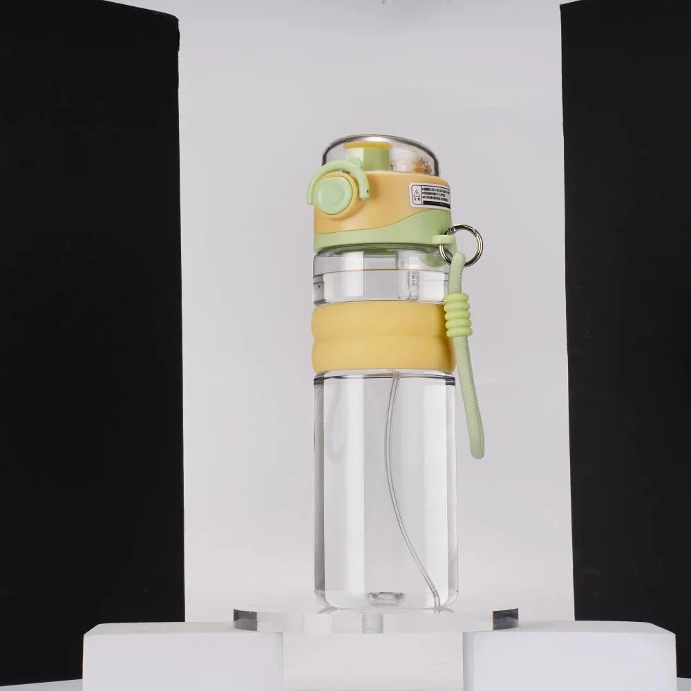 HYDRACOOL – Botella de agua a prueba de fugas con spray de niebla para aventuras al aire libre