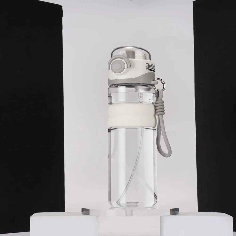 HYDRACOOL – Botella de agua a prueba de fugas con spray de niebla para aventuras al aire libre