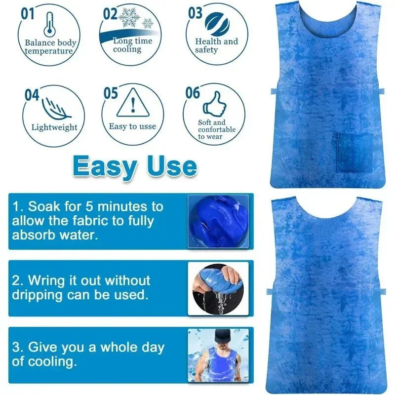HYDROCOOL – Chaleco refrigerante para una comodidad refrescante en el calor del verano