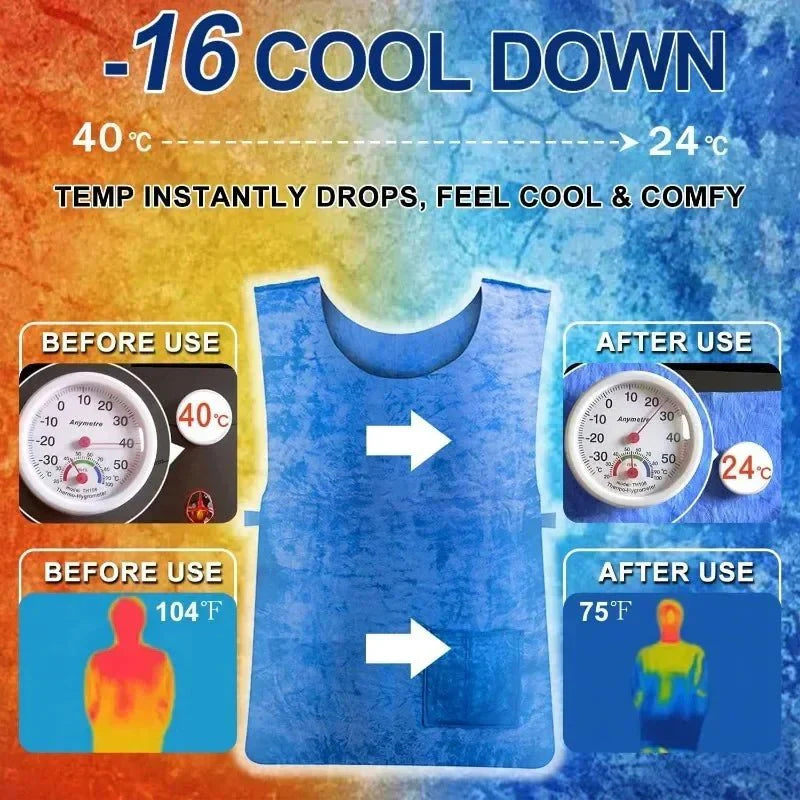 HYDROCOOL – Chaleco refrigerante para una comodidad refrescante en el calor del verano