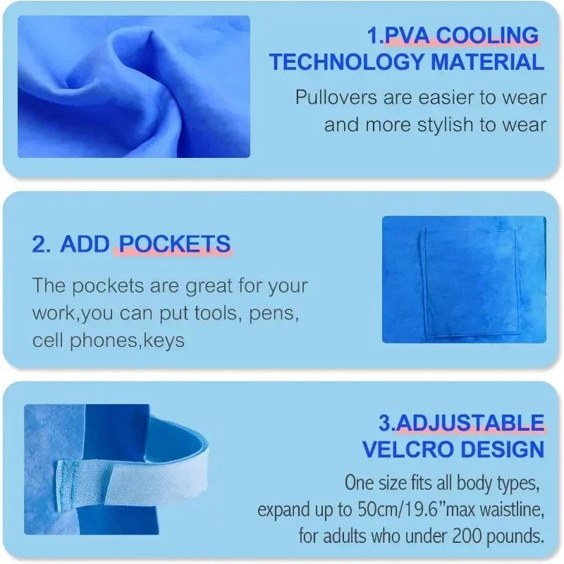 HYDROCOOL – Chaleco refrigerante para una comodidad refrescante en el calor del verano