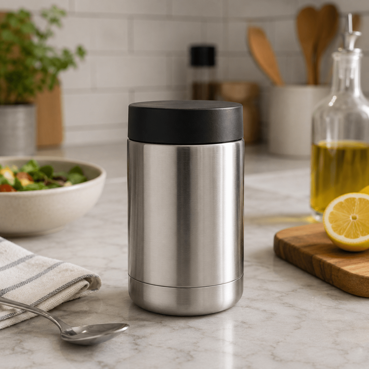 ICEKEEP – Soporte de Lata de Acero Inoxidable para Enfriar Bebidas Perfectamente en Movimiento