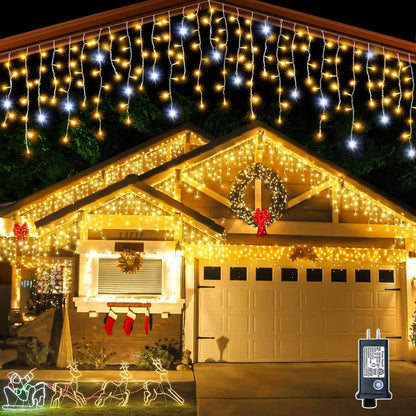 Iluminación de Jardín LED Blanca Cálida – Luces de Hadas Impermeables IP44 de 4m para Uso Exterior en Bodas y Celebraciones