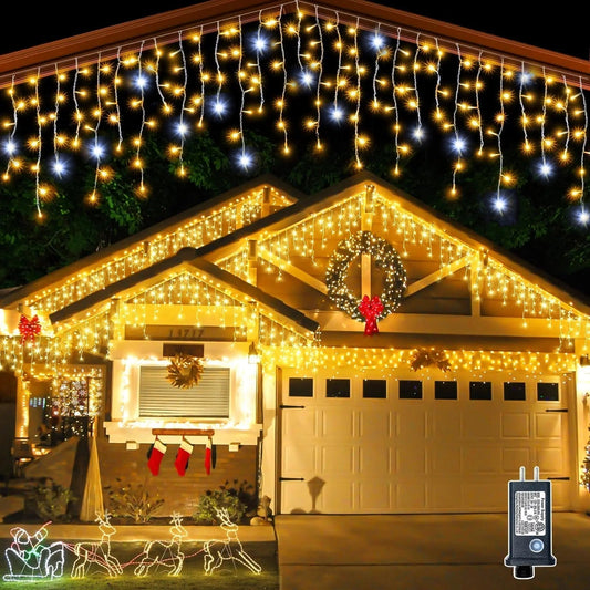 Iluminación de Jardín LED Blanca Cálida – Luces de Hadas Impermeables IP44 de 4m para Uso Exterior en Bodas y Celebraciones
