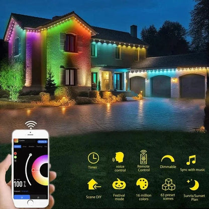 Iluminación Exterior para las Fiestas