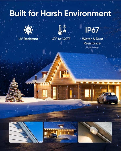 Iluminación Exterior para las Fiestas