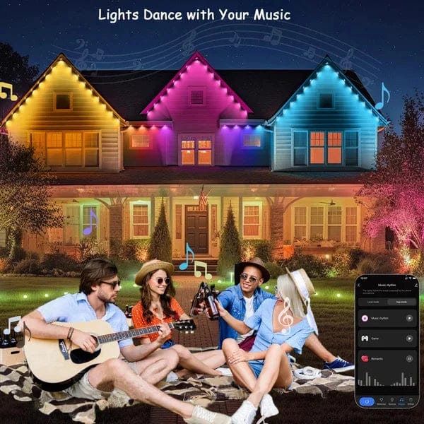 Iluminación Exterior para las Fiestas