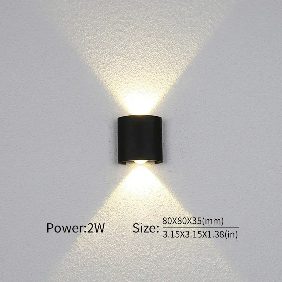 Iluminación Moderna, Interior o Exterior: La Versátil Luz de Pared LED