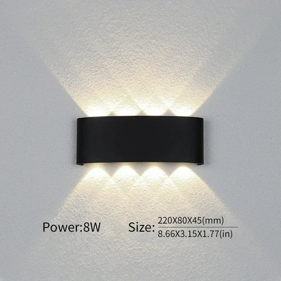 Iluminación Moderna, Interior o Exterior: La Versátil Luz de Pared LED