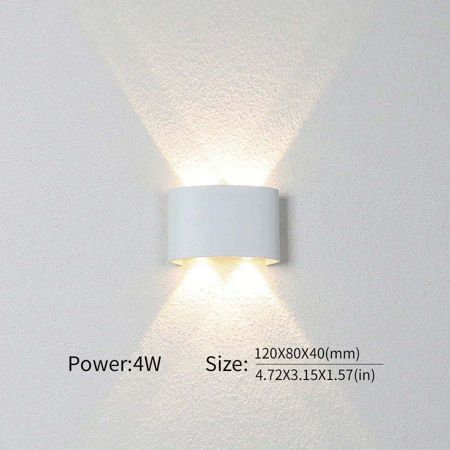 Iluminación Moderna, Interior o Exterior: La Versátil Luz de Pared LED