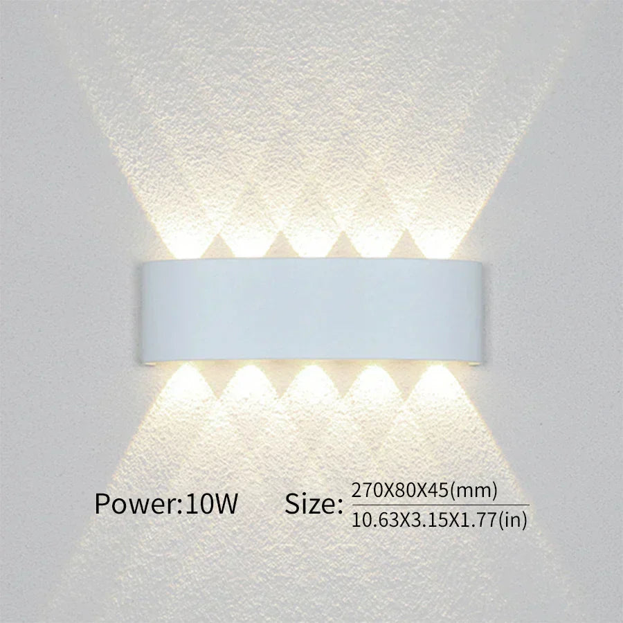 Iluminación Moderna, Interior o Exterior: La Versátil Luz de Pared LED