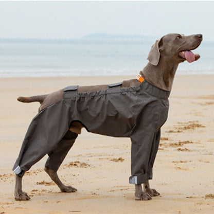 Impermeable para Perros con Cuatro Patas y Capucha Reflectante