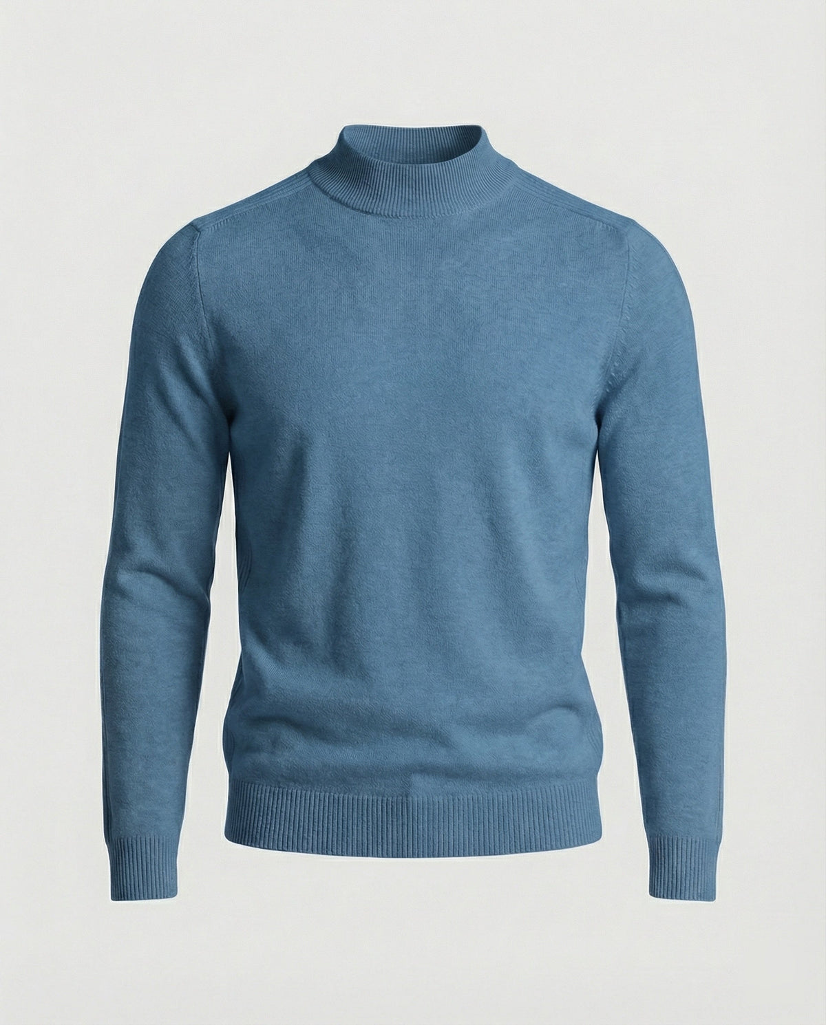 Jersey de cuello alto de lana merina