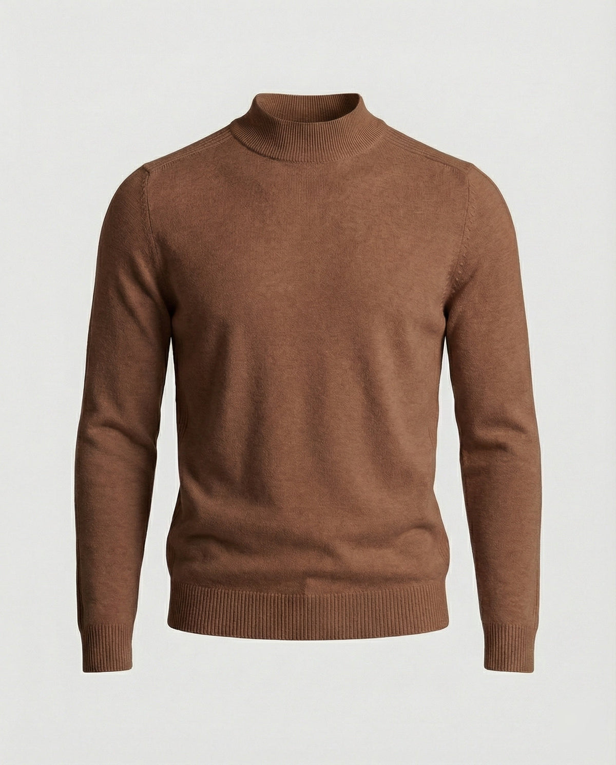 Jersey de cuello alto de lana merina