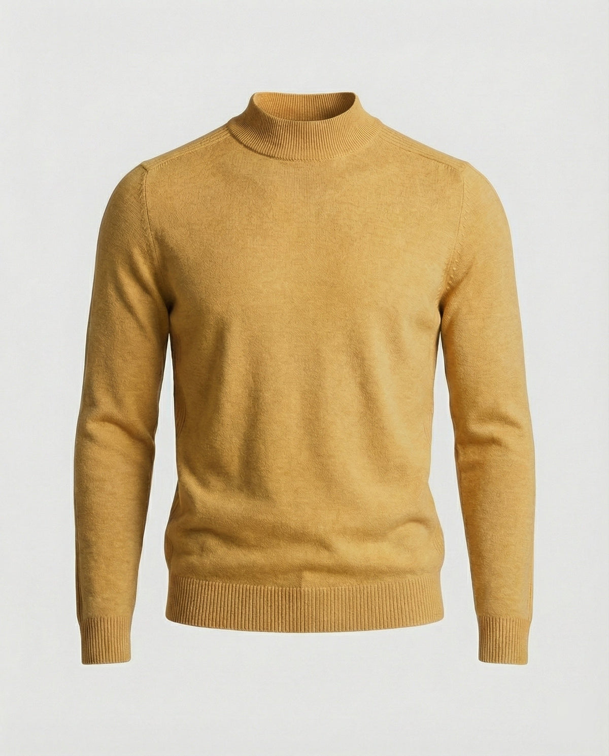Jersey de cuello alto de lana merina