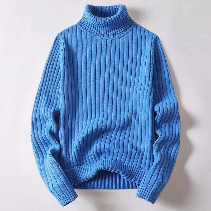 Jersey de cuello alto de lana merino para hombre - Edición especial de invierno