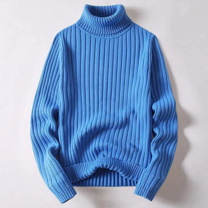 Jersey de cuello alto de lana merino para hombre - Edición especial de invierno