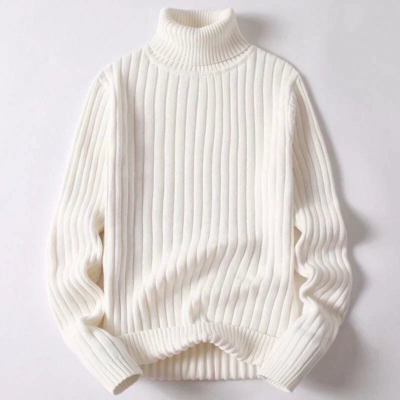 Jersey de cuello alto de lana merino para hombre - Edición especial de invierno