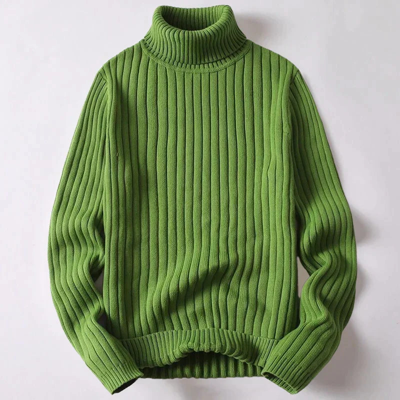Jersey de cuello alto de lana merino para hombre - Edición especial de invierno
