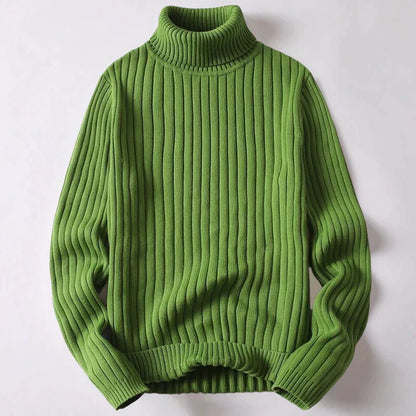 Jersey de cuello alto de lana merino para hombre - Edición especial de invierno