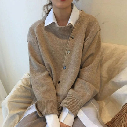 Jersey de lana con detalle de botones