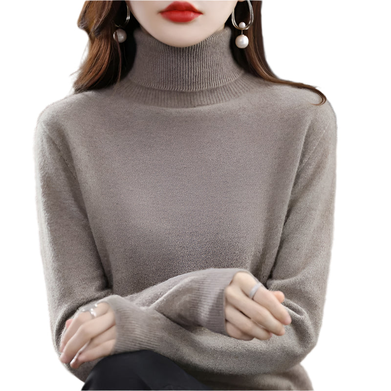 Jersey de punto de cachemir para mujer