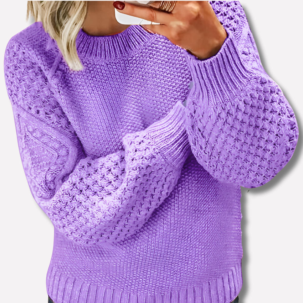 Jersey elegante y cálido para mujer