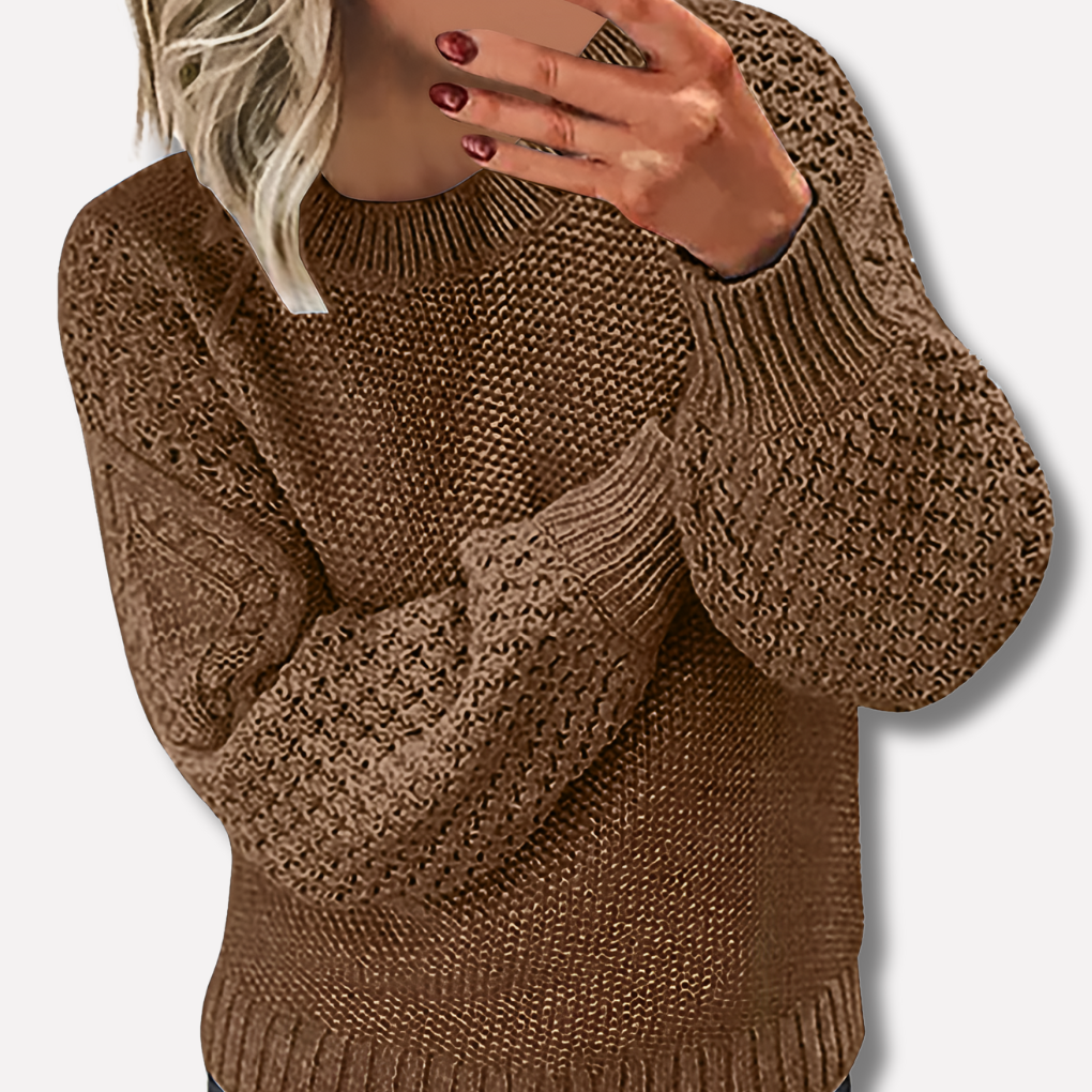 Jersey elegante y cálido para mujer