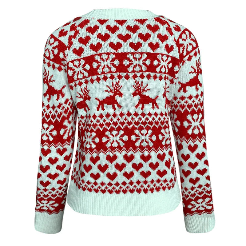 Jersey navideño de invierno para mujer