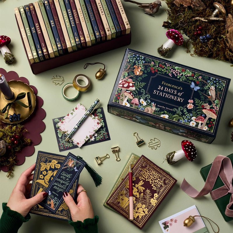 JollyJournals™ - Calendario de Adviento con Papelería 24 Sorprisas