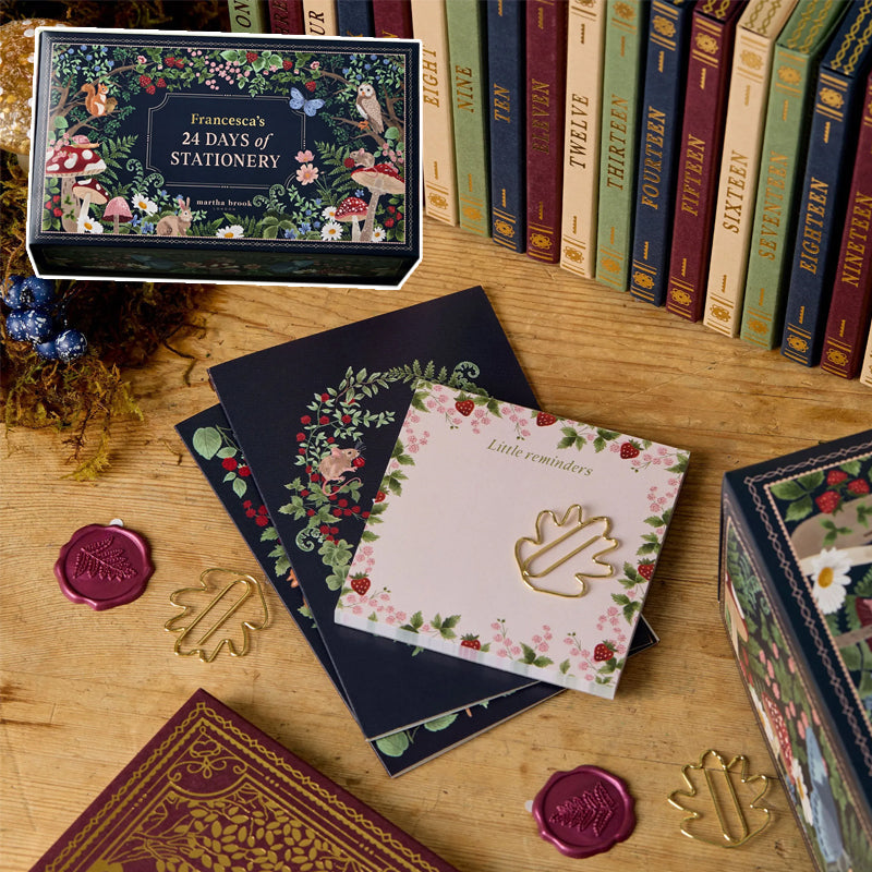 JollyJournals™ - Calendario de Adviento con Papelería 24 Sorprisas