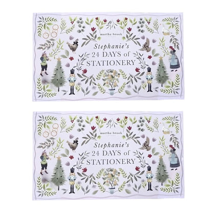 JollyJournals™ - Calendario de Adviento con Papelería 24 Sorprisas