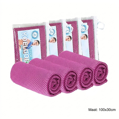 Juego de 4 Toallas Refrescantes