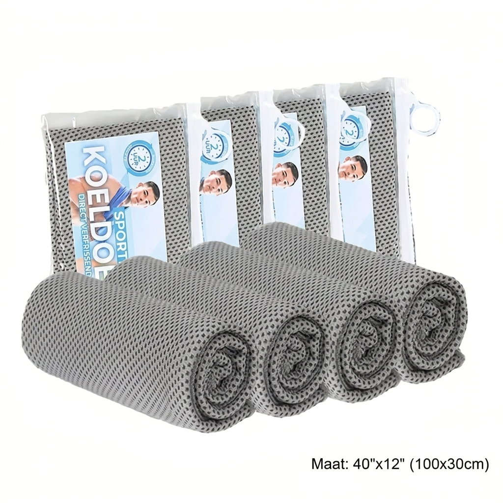 Juego de 4 Toallas Refrescantes