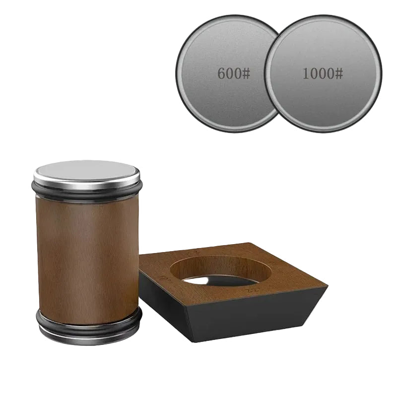 Juego de afilador de cuchillos con afilador rodante de diamante para cocina y caza