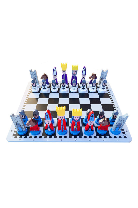 Juego de Ajedrez de Madera para Niños con Juego Estratégico Educativo